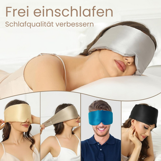 Luxuriöser Seidenschlafmaske