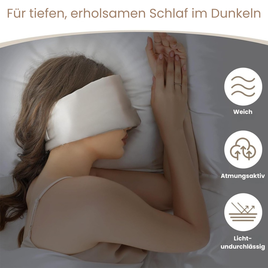 Luxuriöser Seidenschlafmaske