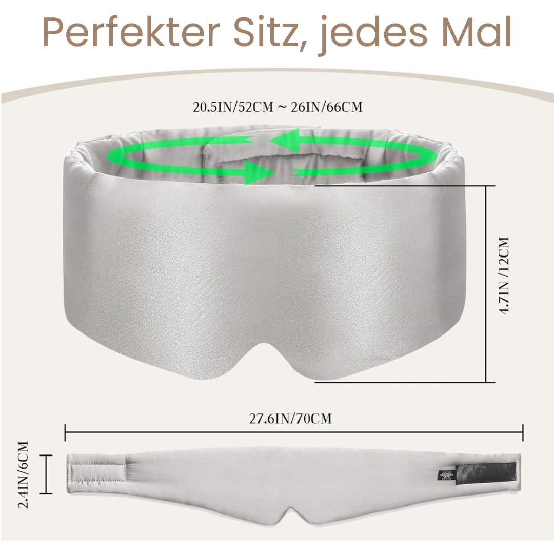 Luxuriöser Seidenschlafmaske