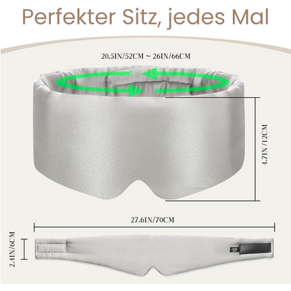 Luxuriöser Seidenschlafmaske