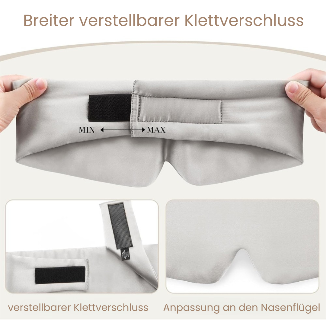 Luxuriöser Seidenschlafmaske